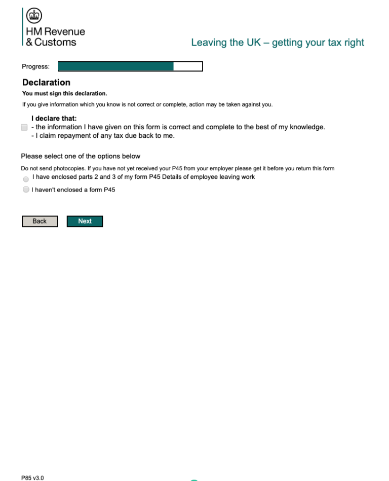 How To Fill Out Your P85 Tax Form FLiP