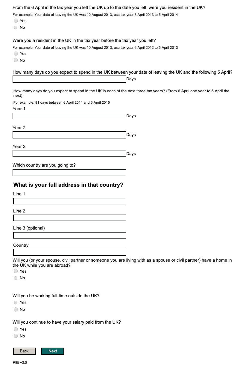 How To Fill Out Your P85 Tax Form FLiP