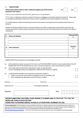 Completing your Guernsey Income Tax Return – FLiP