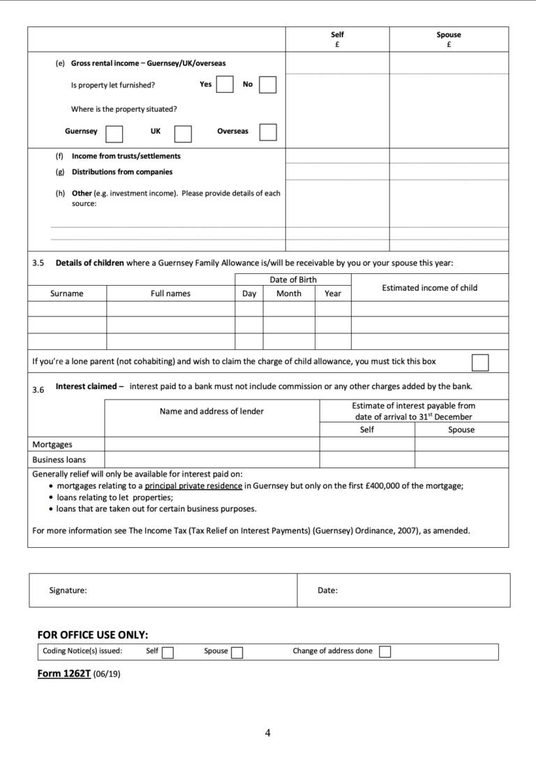 Completing your arriving in guernsey form flip