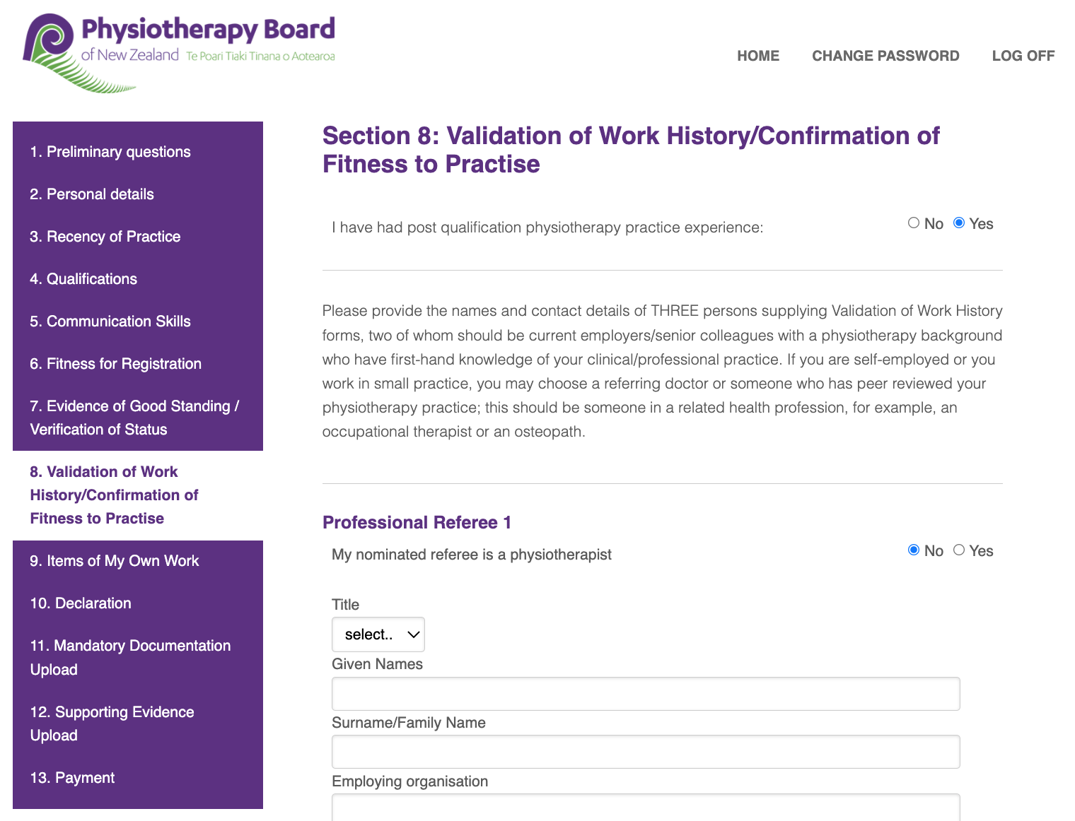Completing your Physiotherapy Board of New Zealand Overseas Registration Form FLiP Completing your Physiotherapy Board of New Zealand Overseas Registration Form FLiP