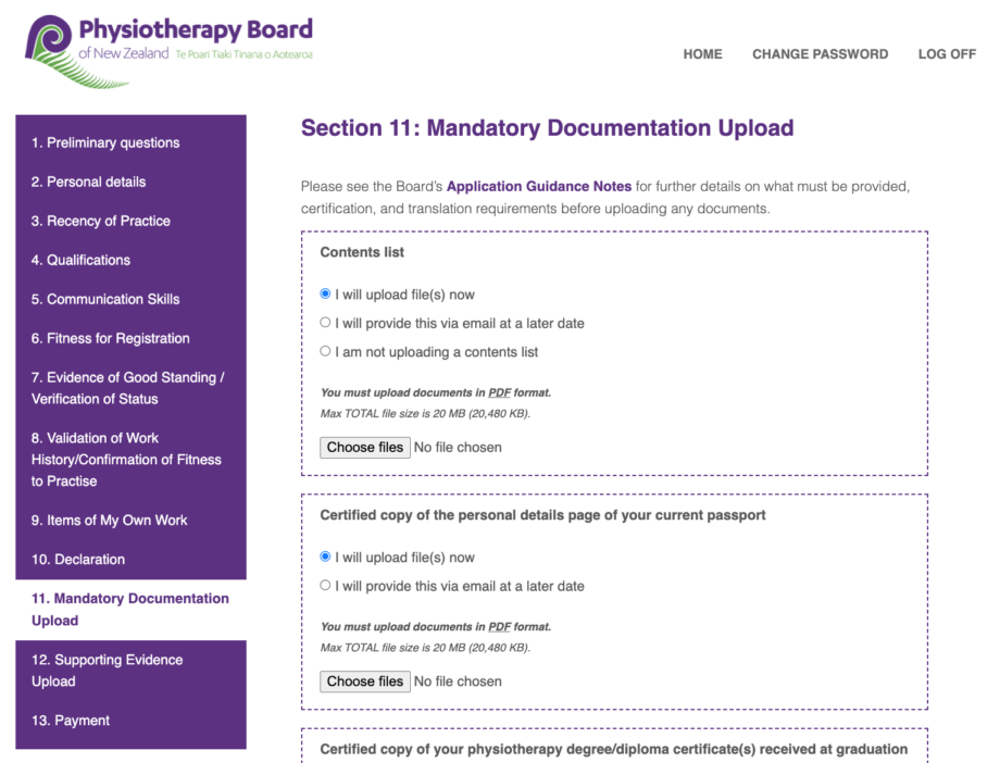 Completing your Physiotherapy Board of New Zealand Overseas Registration Form FLiP Completing your Physiotherapy Board of New Zealand Overseas Registration Form FLiP