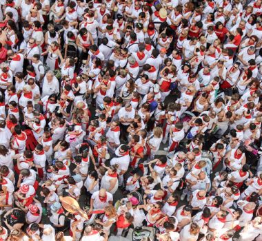 Canva - Bird's Eye View of Group of People